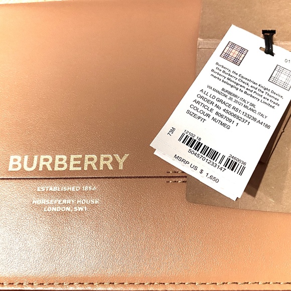 Burberry Grace Nutmeg Leather Shoulder Bag / Cross Body Bag - Picture 4 of 16